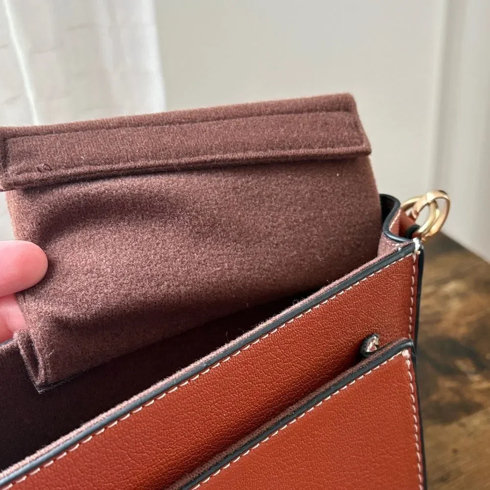 Fujifilm Instax Brown Leather Lalo Novo Crossbody Camera Bag